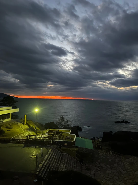 Tojinbo cliffs